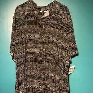 Lularoe Michael Button Mens Top 2XL NWT NEW